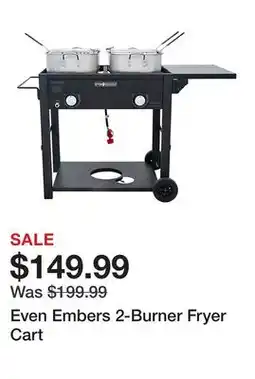 Tractor Supply Company Even Embers 2-Burner Fryer Cart offer