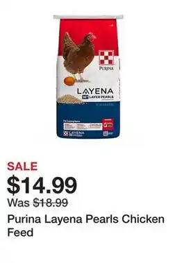 Tractor Supply Company Purina Layena Pearls Chicken Feed offer