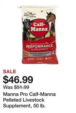 Tractor Supply Company Manna Pro Calf-Manna Pelleted Livestock Supplement, 50 lb offer