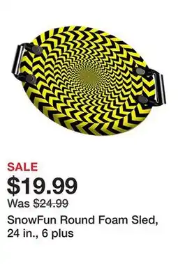 Tractor Supply Company SnowFun Round Foam Sled, 24 in., 6 plus offer