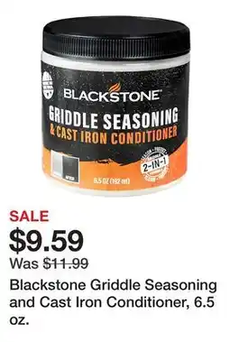Tractor Supply Company Blackstone Griddle Seasoning and Cast Iron Conditioner, 6.5 oz offer