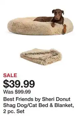 Tractor Supply Company Best Friends by Sheri Donut Shag Dog/Cat Bed & Blanket, 2 pc. Set offer