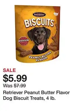 Tractor Supply Company Retriever Peanut Butter Flavor Dog Biscuit Treats, 4 lb offer