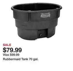 Tractor Supply Company Rubbermaid Tank 70 gal offer
