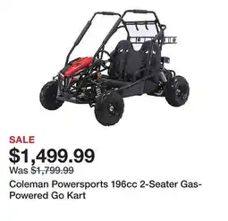 Tractor Supply Company Coleman Powersports 196cc 2-Seater Gas-Powered Go Kart offer