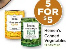 Heinen's Heinen's Canned Vegetables offer