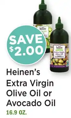 Heinen's Heinen's Extra Virgin Olive Oil or Avocado Oil offer