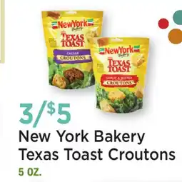 Heinen's New York Bakery Texas Toast Croutons offer
