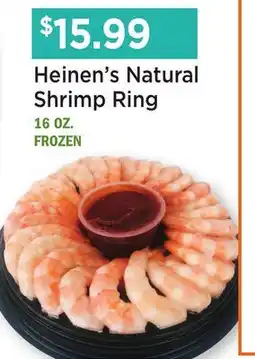 Heinen's Heinen's Natural Shrimp Ring offer