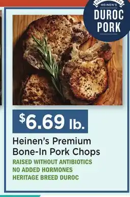 Heinen's Heinen's Premium Bone-In Pork Chops offer