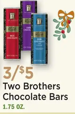 Heinen's Two Brothers Chocolate Bars offer