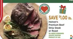 Heinen's Heinen's Premium Beef Strip Steak or Roast offer