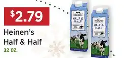 Heinen's Heinen's Half & Half offer