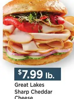 Heinen's Great Lakes Sharp Cheddar Cheese offer
