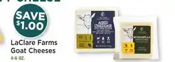 Heinen's LaClare Farms Goat Cheeses offer