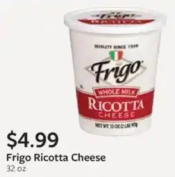 Fareway Frigo Ricotta Cheese offer