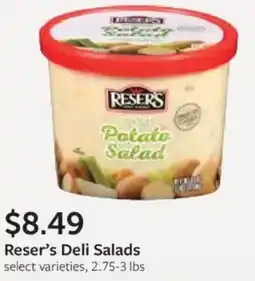 Fareway Reser's Deli Salads offer