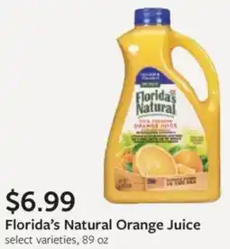Fareway Florida's Natural Orange Juice offer