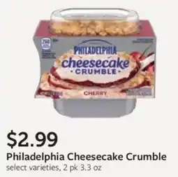 Fareway Philadelphia Cheesecake Crumble offer
