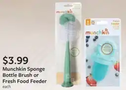 Fareway Munchkin Sponge Bottle Brush or Fresh Food Feeder offer