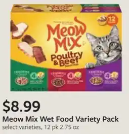 Fareway Meow Mix Wet Food offer