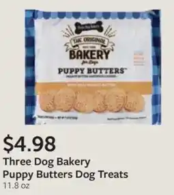 Fareway Three Dog Bakery Puppy Butters Dog Treats offer