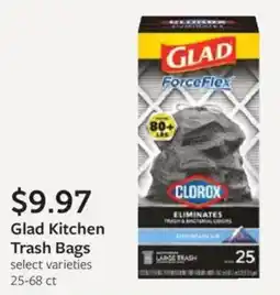 Fareway Glad Kitchen Trash Bags offer