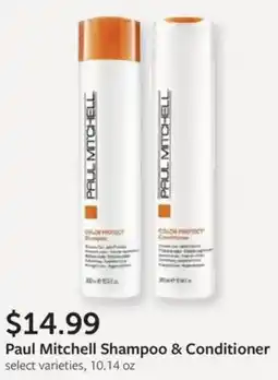 Fareway Paul Mitchell Shampoo & Conditioner offer