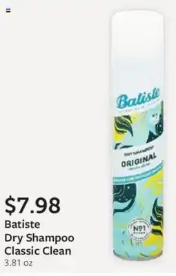 Fareway Batiste Dry Shampoo Classic Clean offer