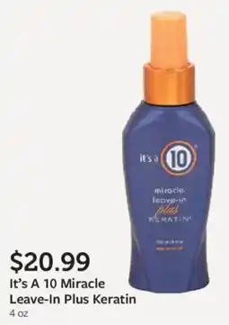 Fareway It's A 10 Miracle Leave-In Plus Keratin offer
