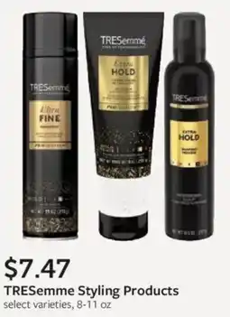 Fareway TRESemme Styling Products offer