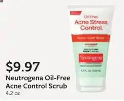 Fareway Neutrogena Oil-Free Acne Control Scrub offer