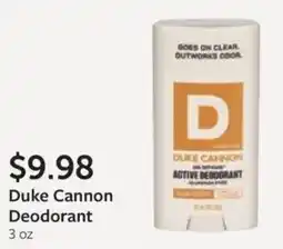 Fareway Duke Cannon Deodorant offer