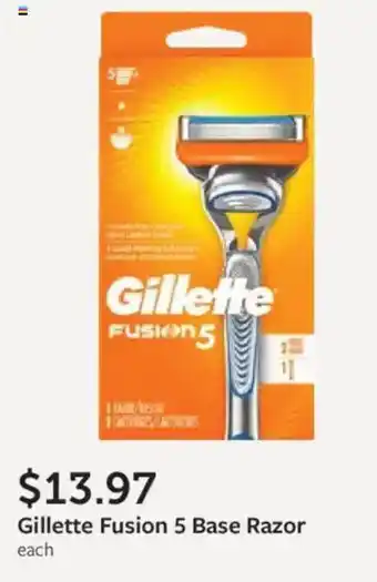 Fareway Gillette Fusion 5 Base Razor offer