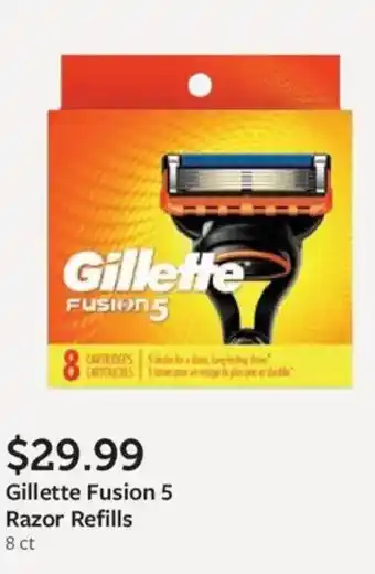 Fareway Gillette Fusion 5 Razor Refills offer