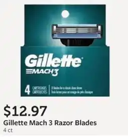 Fareway Gillette Mach 3 Razor Blades offer