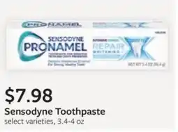 Fareway Sensodyne Toothpaste offer