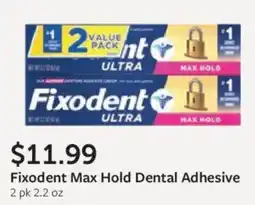 Fareway Fixodent Max Hold Dental Adhesive offer