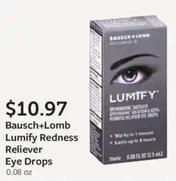 Fareway Bausch+Lomb Lumify Redness Reliever Eye Drops offer
