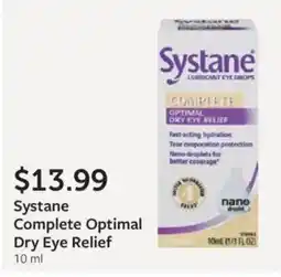 Fareway Systane Complete Optimal Dry Eye Relief offer