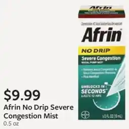 Fareway Afrin No Drip Severe Congestion Mist offer