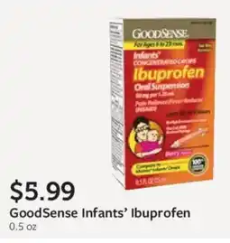 Fareway GoodSense Infants' Ibuprofen offer