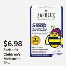 Fareway Zarbee's Children's Melatonin offer
