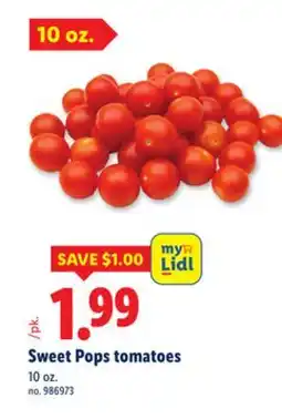 Lidl Sweet Pops tomatoes offer