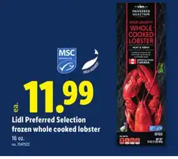 Lidl Lidl Preferred Selection frozen whole cooked lobster offer
