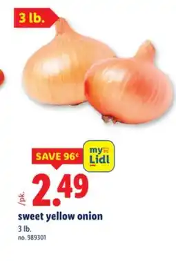 Lidl sweet yellow onion offer