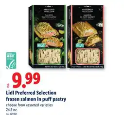 Lidl Lidl Preferred Selection frozen salmon in puff pastry offer