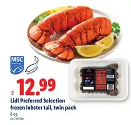 Lidl Lidl Preferred Selection frozen lobster tail, twin pack offer