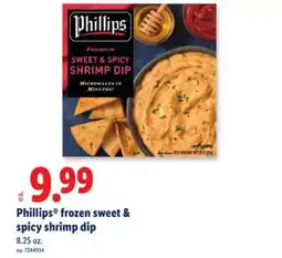Lidl Phillips frozen sweet & spicy shrimp dip offer