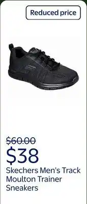 Walmart Skechers Men's Track Moulton Lightweight Memory Foam Trainer Sneakers (Wide Width Available) offer